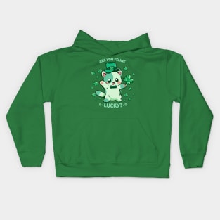 Are you Feline Lucky? Kids Hoodie